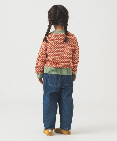 B:MING by BEAMS(ビーミングバイビームス)の「柄編みニット プルオーバー 2025FW(90~140cm)(ニット/セーター・キッズ・レッド/ネイビー・S(90-100)/L(130-140)/M(110-120))」の12枚目の写真