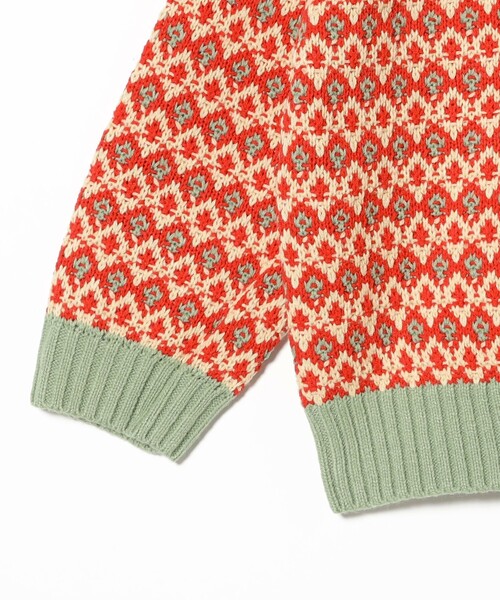 B:MING by BEAMS(ビーミングバイビームス)の「柄編みニット プルオーバー 2025FW(90~140cm)(ニット/セーター・キッズ・レッド/ネイビー・S(90-100)/L(130-140)/M(110-120))」の16枚目の写真