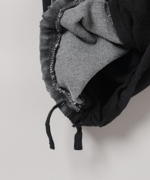 JEANASIS（ジーナシス）の「スウェットドッキングデニム/576430（デニムパンツ・レディース・ブルー系その他/ブラック系その他・FREE）」の11枚目の写真