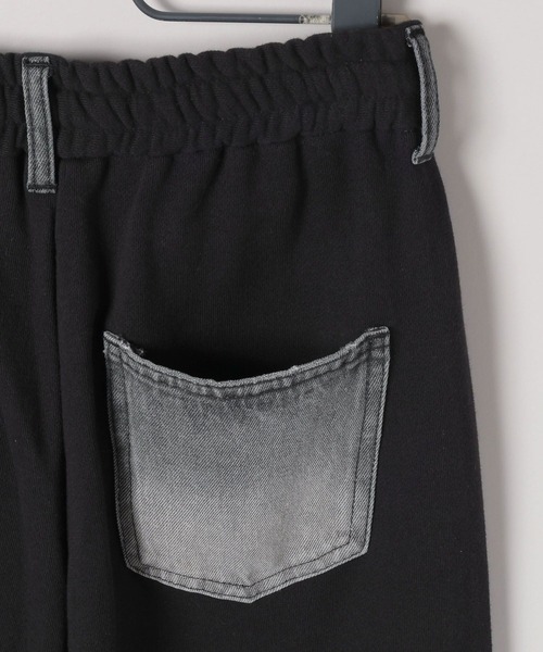 JEANASIS（ジーナシス）の「スウェットドッキングデニム/576430（デニムパンツ・レディース・ブルー系その他/ブラック系その他・FREE）」の13枚目の写真