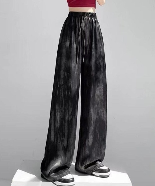 maison de LATIR(メゾンドラティール)の「ラフなのに上品見え夏服ワイドイージーパンツ(その他パンツ・レディース・ブラック/グレー/ピンク/ホワイト・FREE)」の2枚目の写真