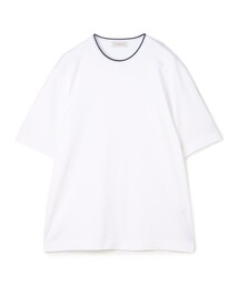 スーピマコットン ニットコンビ ハーフスリーブカットソー
