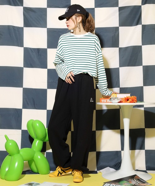 NO COFFEE × CLUBHAUS ジョガーパンツ L NO COFFEE × CLUBHAUS