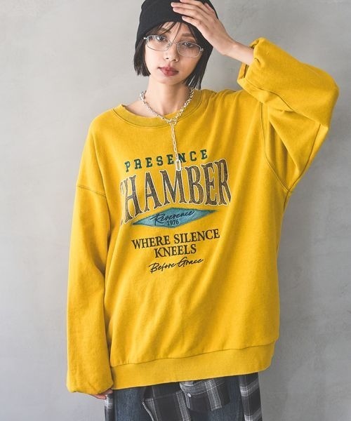 PAGEBOY（ページボーイ）の「カレッジクラフトスウェット/トレーナー（スウェット・レディース・オートミール/マスタード/チャコールグレー/レッド系その他/モスグリーン・FREE）」の17枚目の写真