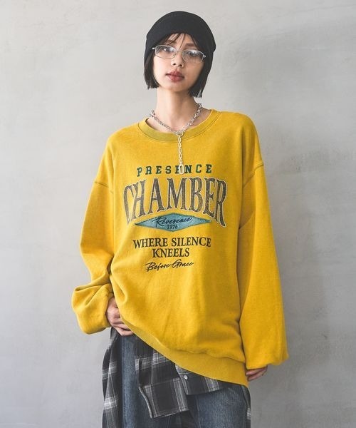 PAGEBOY（ページボーイ）の「カレッジクラフトスウェット/トレーナー（スウェット・レディース・オートミール/マスタード/チャコールグレー/レッド系その他/モスグリーン・FREE）」の18枚目の写真