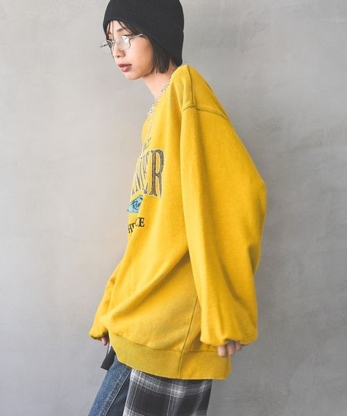 PAGEBOY（ページボーイ）の「カレッジクラフトスウェット/トレーナー（スウェット・レディース・オートミール/マスタード/チャコールグレー/レッド系その他/モスグリーン・FREE）」の19枚目の写真