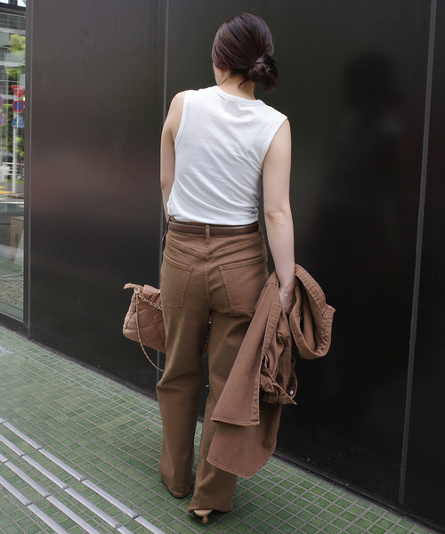 Healthy denim（ヘルシーデニム）の「《追加》Healthy DENIM/ヘルシーデニム SLOBE別注 PINK PEPPER（デニムパンツ・レディース・ブラウン/ブルー・23cm/24cm/25cm）」の13枚目の写真