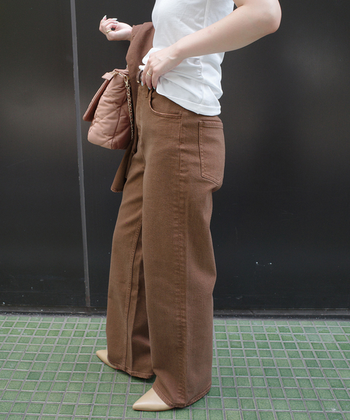 Healthy denim（ヘルシーデニム）の「《追加》Healthy DENIM/ヘルシーデニム SLOBE別注 PINK PEPPER（デニムパンツ・レディース・ブラウン/ブルー・23cm/24cm/25cm）」の16枚目の写真