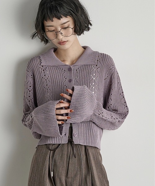 45R ジャガードニットボレロ 45R ジャガードニットボレロ