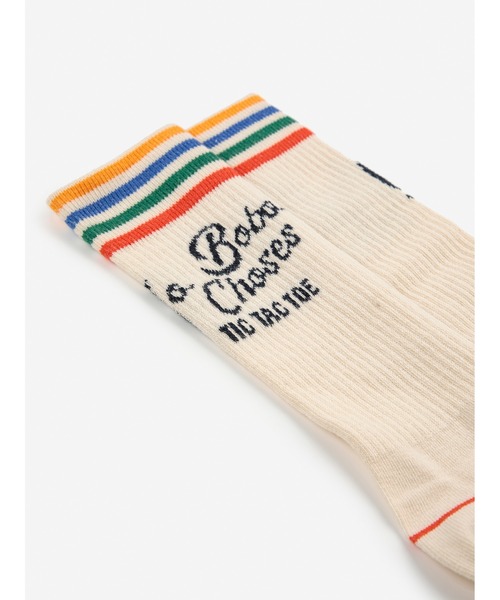 BOBO CHOSES(ボボショーズ)の「Go Bobo long socks(ソックス/靴下・レディース・オフホワイト・38-40/35-37/41-43)」の1枚目の写真