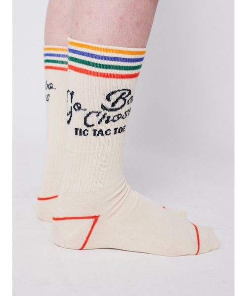BOBO CHOSES(ボボショーズ)の「Go Bobo long socks(ソックス/靴下・レディース・オフホワイト・38-40/35-37/41-43)」の3枚目の写真