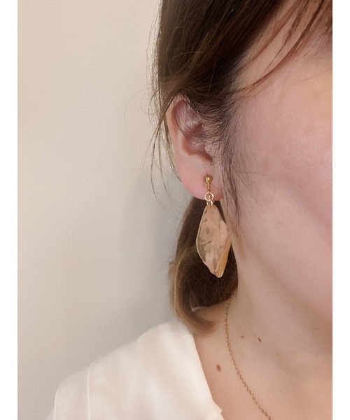 tone(トーン)の「【serendipity】カタチピアス(MA)(ピアス(両耳用)・レディース・パープル・FREE)」の2枚目の写真