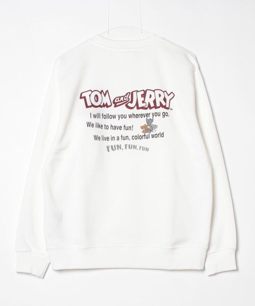 Tom&Jerry(トムアンドジェリー)の「【TOM & JERRY/トムとジェリー】裏起毛プリントスウェット(スウェット・メンズ・ピンク/スミクロ/ネイビー/オフホワイト・LARGE/MEDIUM)」の18枚目の写真