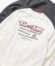 【TOM & JERRY/トムとジェリー】裏起毛プリントスウェット
