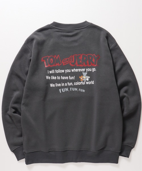 Tom&Jerry(トムアンドジェリー)の「【TOM & JERRY/トムとジェリー】裏起毛プリントスウェット(スウェット・メンズ・ピンク/スミクロ/ネイビー/オフホワイト・LARGE/MEDIUM)」の21枚目の写真