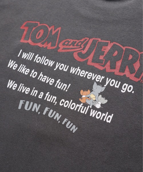 Tom&Jerry(トムアンドジェリー)の「【TOM & JERRY/トムとジェリー】裏起毛プリントスウェット(スウェット・メンズ・ピンク/スミクロ/ネイビー/オフホワイト・LARGE/MEDIUM)」の5枚目の写真