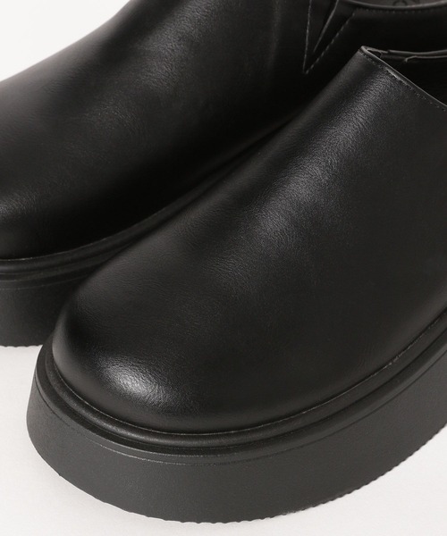 BAYFLOW（ベイフロー）の「[スタイルアップ]厚底サボサンダル（サンダル・レディース・ブラック/オフホワイト・LARGE/MEDIUM）」の5枚目の写真