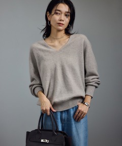 【定価3.5万】Deuxieme Classe ikatプル　ニット　シルク　麻 定価3.5万】Deuxieme Classe ikatプル ニット シルク 麻 定価3.5