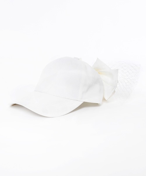 Narcissus（ナルシス）の「リボンメッシュキャップ（キャップ・レディース・ブラック/ホワイト・FREE）」の15枚目の写真