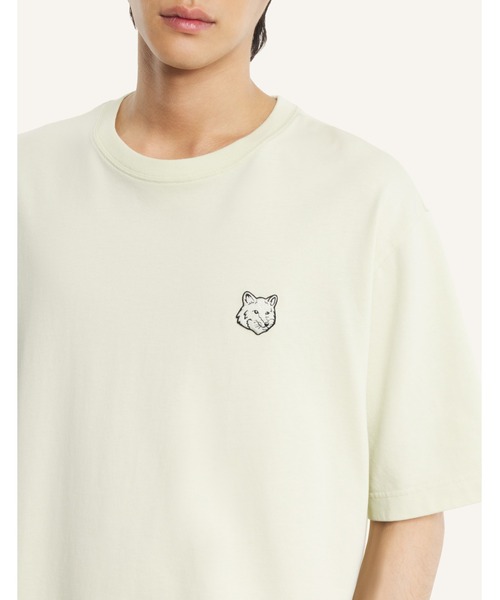 Maison Kitsune(メゾンキツネ)の「FOX HEAD OVERSIZE TEE-SHIRT(Tシャツ/カットソー・メンズ・ダークグレー/ネイビー/ホワイト/ブラック/ブラウン系その他/チャコール/ライトグリーン系/ベビーピンク・XS/L/M/XL/S)」の7枚目の写真