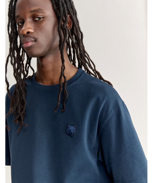 Maison Kitsune(メゾンキツネ)の「FOX HEAD OVERSIZE TEE-SHIRT(Tシャツ/カットソー・メンズ・ダークグレー/ネイビー/ホワイト/ブラック/ブラウン系その他/チャコール/ライトグリーン系/ベビーピンク/ピンク・XS/L/M/XL/S)」の12枚目の写真
