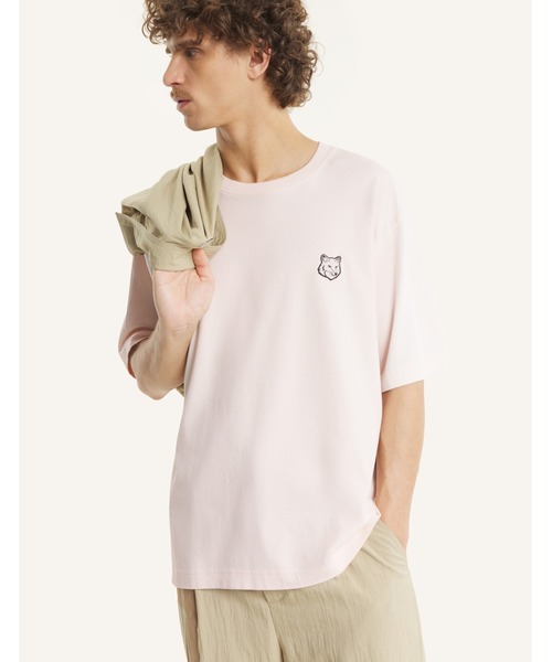 Maison Kitsune(メゾンキツネ)の「FOX HEAD OVERSIZE TEE-SHIRT(Tシャツ/カットソー・メンズ・ダークグレー/ネイビー/ホワイト/ブラック/ブラウン系その他/チャコール/ライトグリーン系/ベビーピンク・XS/L/M/XL/S)」の17枚目の写真