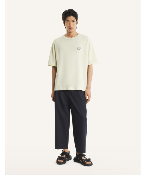 Maison Kitsune(メゾンキツネ)の「FOX HEAD OVERSIZE TEE-SHIRT(Tシャツ/カットソー・メンズ・ダークグレー/ネイビー/ホワイト/ブラック/ブラウン系その他/チャコール/ライトグリーン系/ベビーピンク・XS/L/M/XL/S)」の11枚目の写真