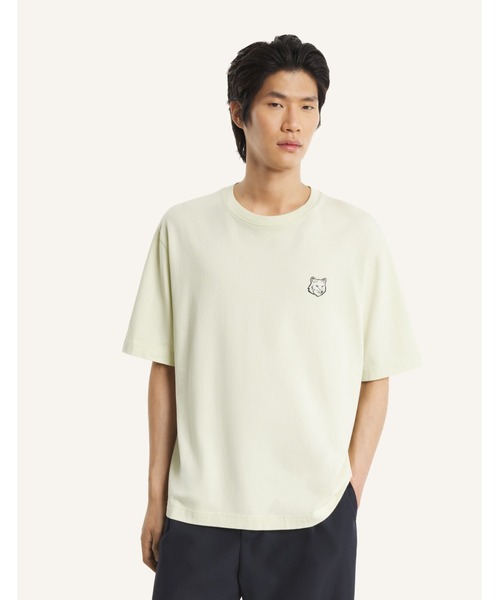 Maison Kitsune(メゾンキツネ)の「FOX HEAD OVERSIZE TEE-SHIRT(Tシャツ/カットソー・メンズ・ダークグレー/ネイビー/ホワイト/ブラック/ブラウン系その他/チャコール/ライトグリーン系/ベビーピンク・XS/L/M/XL/S)」の12枚目の写真