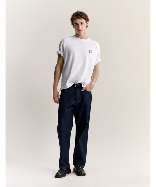 Maison Kitsune(メゾンキツネ)の「FOX HEAD OVERSIZE TEE-SHIRT(Tシャツ/カットソー・メンズ・ダークグレー/ネイビー/ホワイト/ブラック/ブラウン系その他/チャコール/ライトグリーン系/ベビーピンク/ピンク・XS/L/M/XL/S)」の13枚目の写真