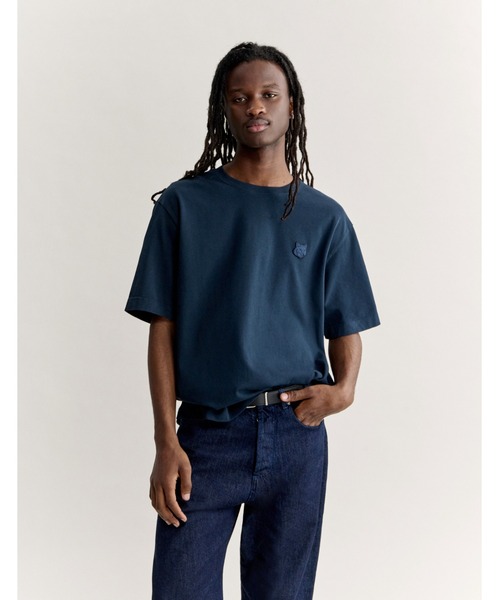 Maison Kitsune(メゾンキツネ)の「FOX HEAD OVERSIZE TEE-SHIRT(Tシャツ/カットソー・メンズ・ダークグレー/ネイビー/ホワイト/ブラック/ブラウン系その他/チャコール/ライトグリーン系/ベビーピンク/ピンク・XS/L/M/XL/S)」の11枚目の写真