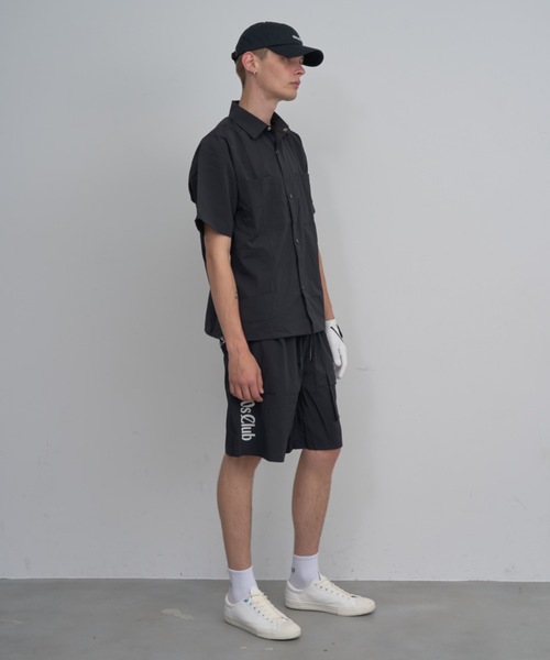 Mid 90s Club(ミッドナインティーズクラブ)の「Basic logo Breeze Tech Set Up(シャツ/ブラウス・メンズ・グレー/ブラック/グリーン・MEDIUM/X-LARGE/LARGE)」の8枚目の写真