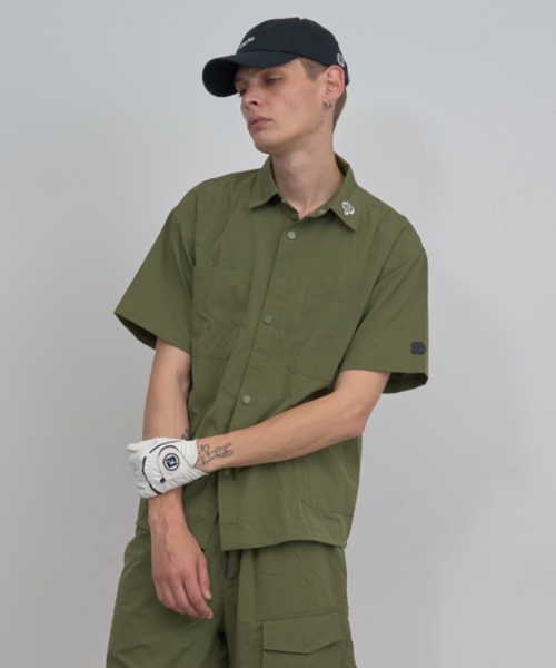 Mid 90s Club(ミッドナインティーズクラブ)の「Basic logo Breeze Tech Set Up(シャツ/ブラウス・メンズ・グレー/ブラック/グリーン・MEDIUM/X-LARGE/LARGE)」の22枚目の写真