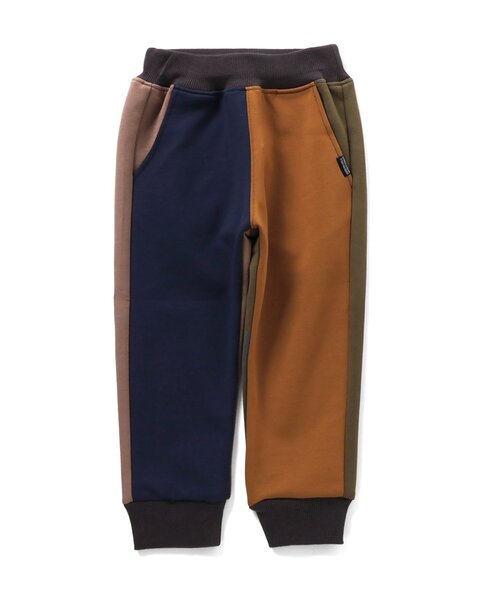 Ampersand(アンパサンド)の「【ジュニア対応】シュッと見えスウェットパンツ(スウェットパンツ・キッズ・レインボー/レッド/チャコール/ネイビー/カーキ・80/90/100/110/120/130/140)」の1枚目の写真