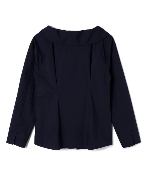 soduk（スドーク）の「big collar shirt（シャツ/ブラウス・レディース・ネイビー/ホワイト/ブルー・ONE SIZE）」の11枚目の写真