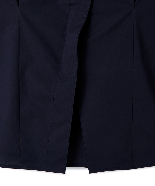 soduk（スドーク）の「big collar shirt（シャツ/ブラウス・レディース・ネイビー/ホワイト/ブルー・ONE SIZE）」の13枚目の写真