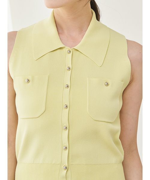 SNIDEL（スナイデル）の「ニットベスト×ティアードスカートセット（ワンピース・レディース・ブラウン/ライム/その他・0/1）」の15枚目の写真