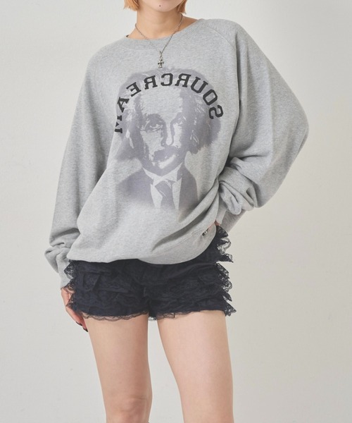 Sourcream（サワークリーム）の「【Sourcream】偉人スウェット（スウェット・レディース・グレー系その他/グレー/ホワイト/ホワイト系その他/ブラック/ブラウン系その他/ブラック系その他/ネイビー系/ブラウン/ネイビー・SMALL/MEDIUM/LARGE）」の6枚目の写真