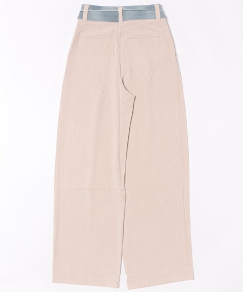 Desigual（デシグアル）の「デニムウエストタック入りストレートパンツ（その他パンツ・レディース・ホワイト・XS/M/L/XL/S）」の2枚目の写真