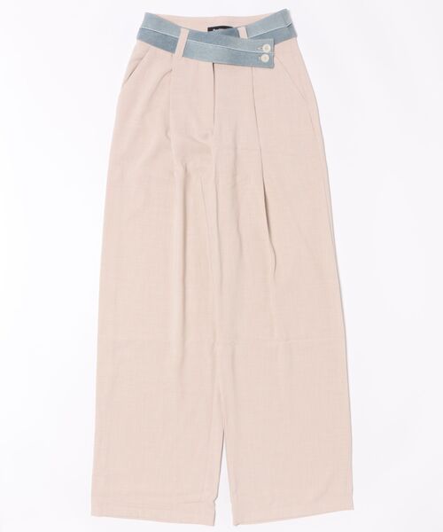 Desigual（デシグアル）の「デニムウエストタック入りストレートパンツ（その他パンツ・レディース・ホワイト・XS/M/L/XL/S）」の6枚目の写真