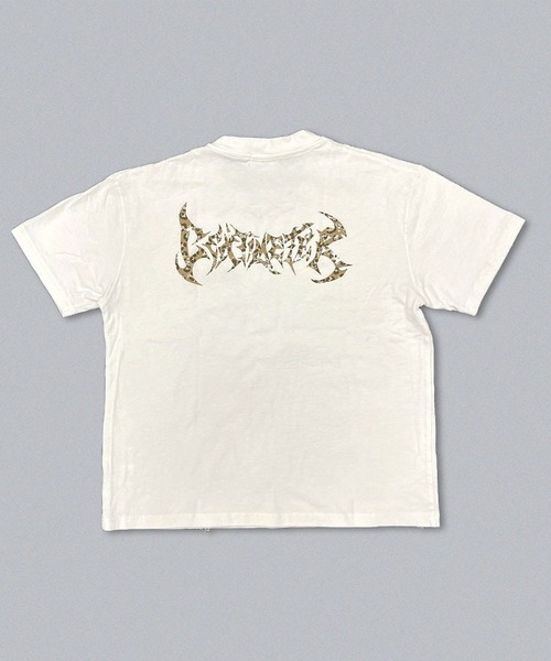 Tribal logo gradation tee（Tシャツ/カットソー）｜centimeter