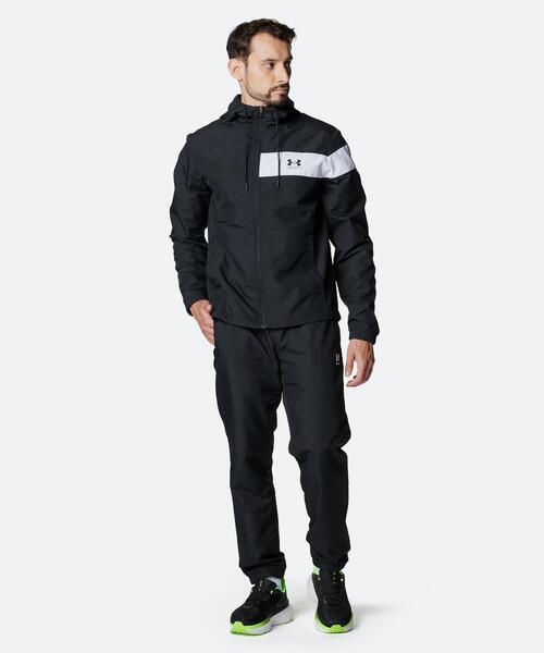 UNDER ARMOUR(アンダーアーマー)の「UAメッシュ ライナー カラーブロック ジャケット(ライフスタイル/メンズ)(その他アウター・メンズ・ブラック・L/2XL/M/XL/3XL/S)」の3枚目の写真