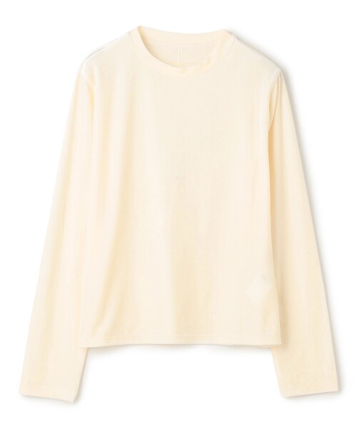 UNFILO(アンフィーロ)の「ストレッチ ベロアロンT(Tシャツ/カットソー・レディース・アイボリー系/ダルブルー系/ダークブラウン系・X-LARGE)」の14枚目の写真