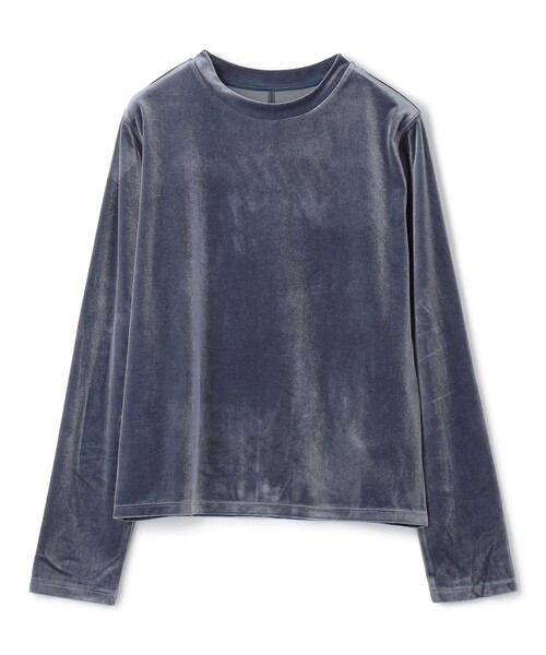 UNFILO(アンフィーロ)の「ストレッチ ベロアロンT(Tシャツ/カットソー・レディース・アイボリー系/ダルブルー系/ダークブラウン系・X-LARGE)」の15枚目の写真