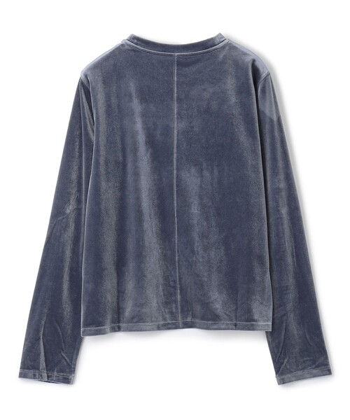 UNFILO(アンフィーロ)の「ストレッチ ベロアロンT(Tシャツ/カットソー・レディース・アイボリー系/ダルブルー系/ダークブラウン系・X-LARGE)」の16枚目の写真