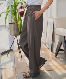 KOBE LETTUCE | ウエストリボンリラックスワイドパンツ(その他パンツ)