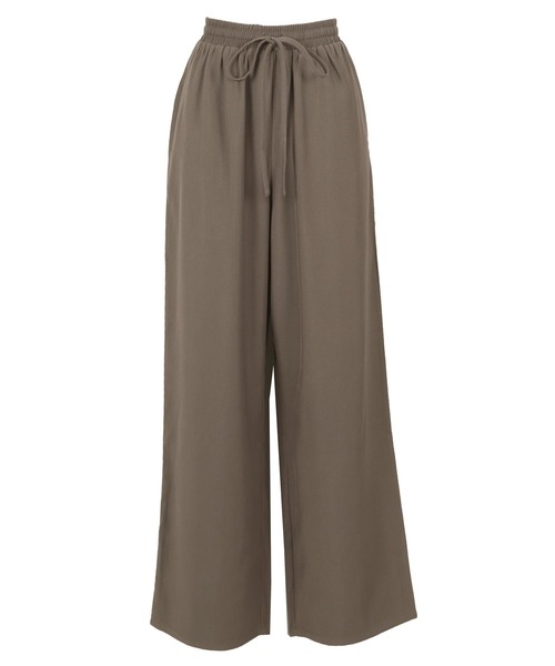 KOBE LETTUCE(コウベレタス)の「ウエストリボンリラックスワイドパンツ(その他パンツ・レディース・ブラック/アイボリー系/ブルー/グレー/ベージュ/チェリーレッド・M/M-Short/TM/PM)」の19枚目の写真