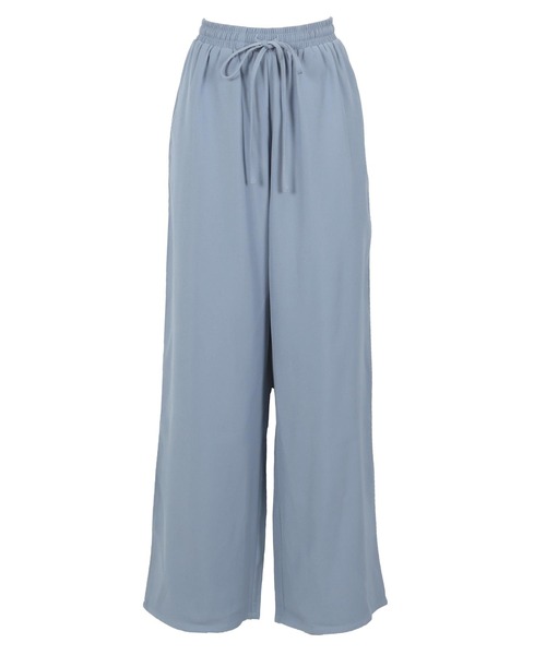 KOBE LETTUCE(コウベレタス)の「ウエストリボンリラックスワイドパンツ(その他パンツ・レディース・ブラック/アイボリー系/ブルー/グレー/ベージュ/チェリーレッド・M/M-Short/TM/PM)」の22枚目の写真