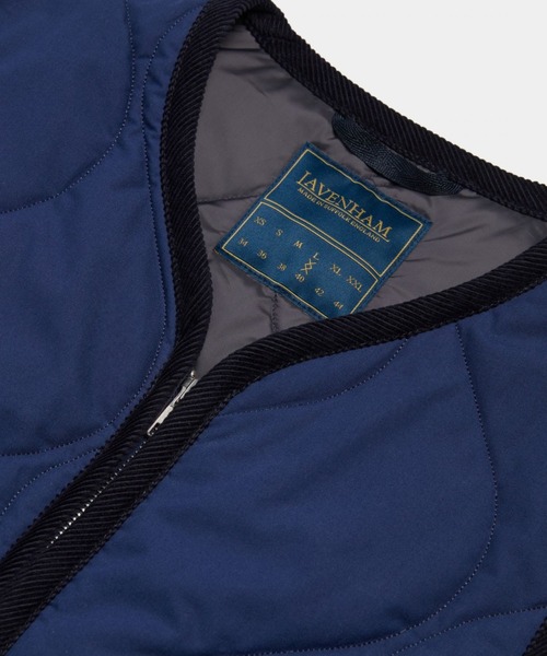 Zip Thornham Mens / ジップ ソーンハム メンズ（ベスト）｜LAVENHAM