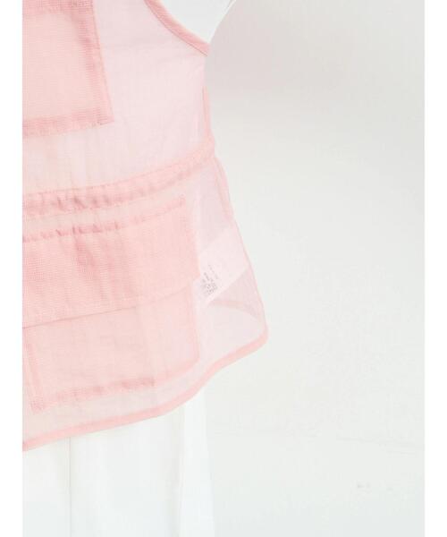 SM2（エスエムツー）の「シアーナイロンジップベスト（ベスト・レディース・ピンク/オフホワイト/カーキ/ブラック・F）」の10枚目の写真