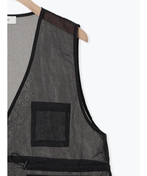 SM2（エスエムツー）の「シアーナイロンジップベスト（ベスト・レディース・ピンク/オフホワイト/カーキ/ブラック・F）」の19枚目の写真